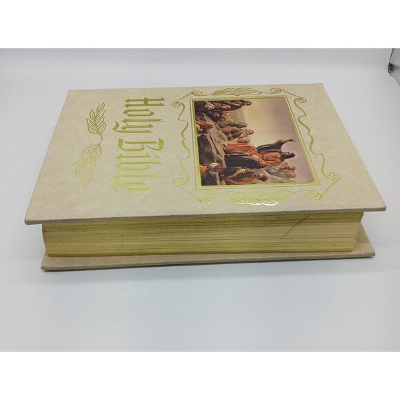 Heirloom Family Holy Bible King James Version Red Letter Edition Vtg Dictionary - Picture 4 of 16